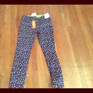 Diamond Patterned Blue Jeans